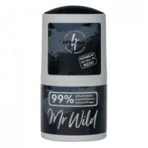 naturalny dezodorant roll-on o zapachu kwiatowym dla mężczyzn mr wild 4organic